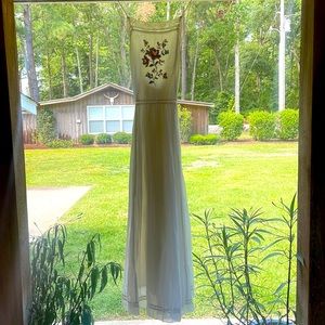 Kimchi Blue Delicate Gauzy X Back Dress